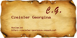Czeisler Georgina névjegykártya